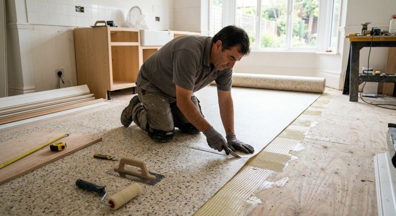 Linoleum Floor Installation in Polk County, FL