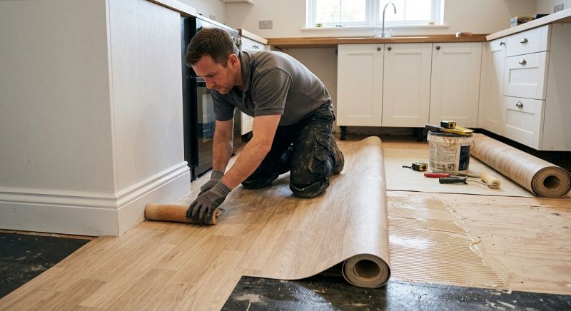 Sheet Linoleum Installation in Davenport, FL